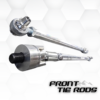 Front tie rods with hexagonal background.