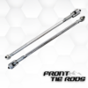 Front tie rods with hexagonal background.